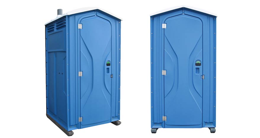 Long-term porta potty units on site in Ottumwa, Iowa