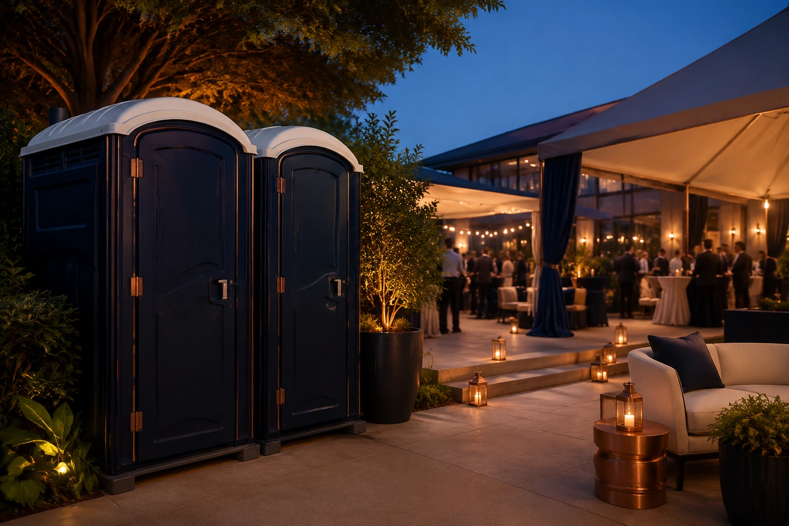 Portable restroom rental planning for Kirkville, IA
