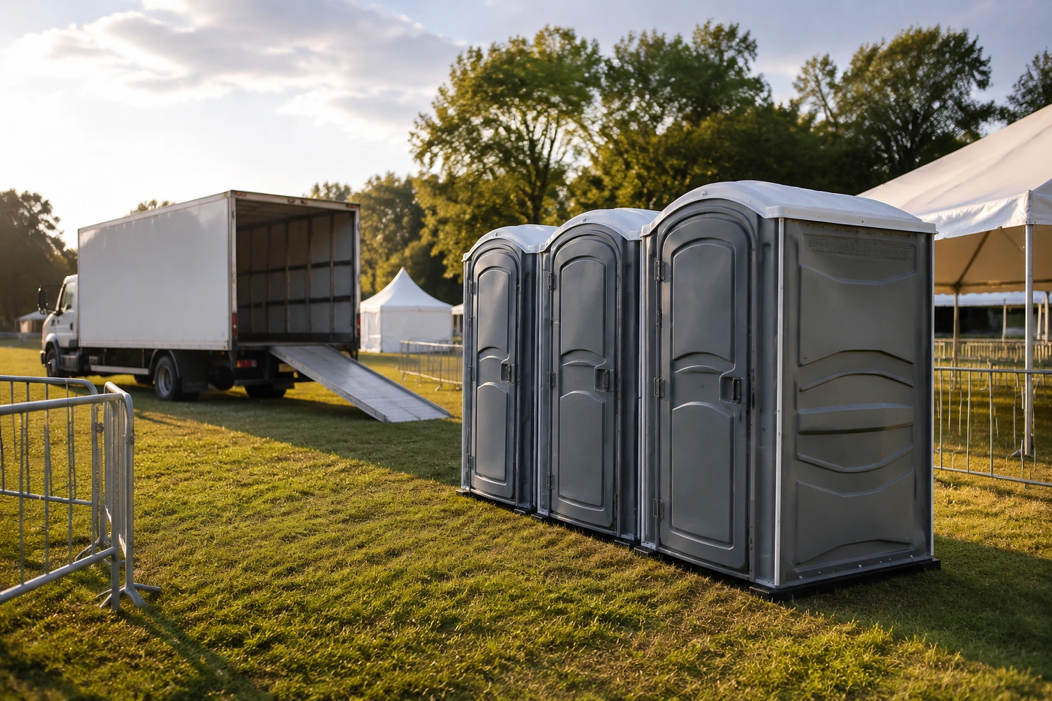 Portable restroom rental planning for Blakesburg, IA